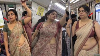 Drawing Stranger Aunty Impress In Metro – Xxx Video India